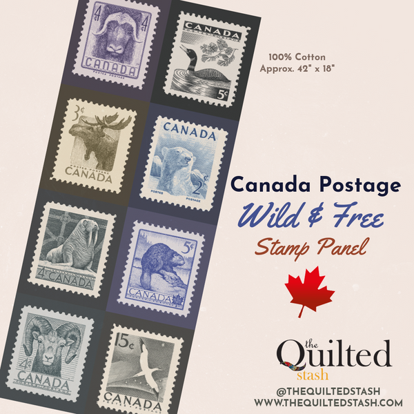 Canada Postage: Wild and Free Stamp Panel