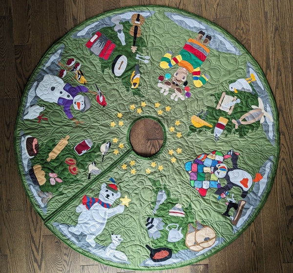 "A Bit of Christmas" Tree Skirt Pattern