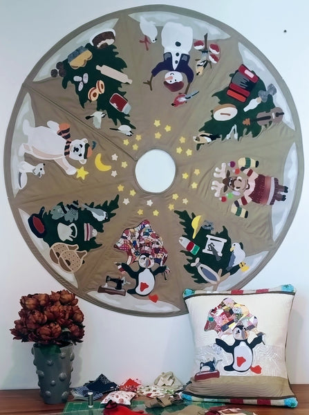 "A Bit of Christmas" Tree Skirt Pattern
