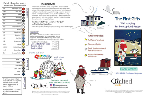 "The First Small Gifts" - Fusible Applique Wall Hanging Pattern
