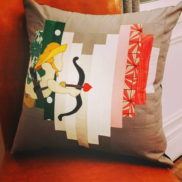 Saltwater Cupid - Fusible Applique Pillow Pattern - FREE!