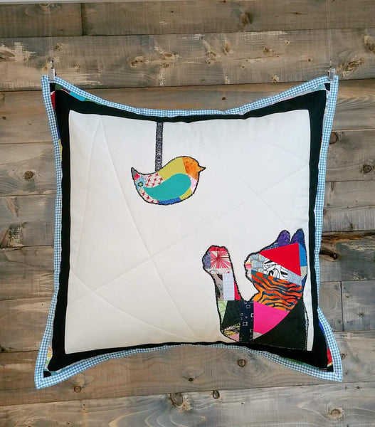 "Scrappy Cat" Pillow Pattern