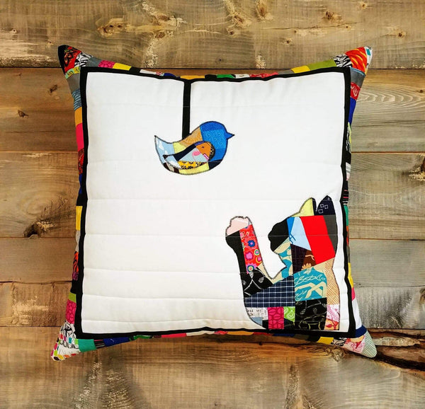 "Scrappy Cat" Pillow Pattern