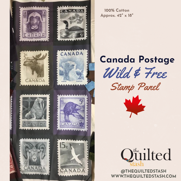 Canada Postage: Wild and Free Stamp Panel