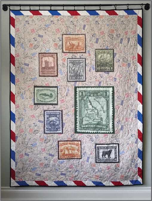 Letters From Home Stamp Panel Quilt Pattern - FREE!