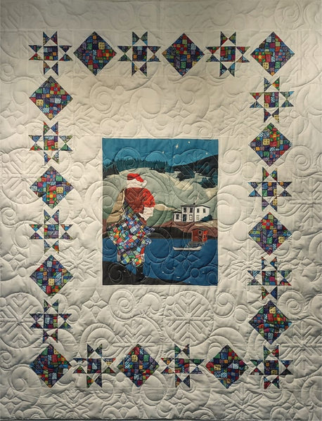 Santa Panel Quilt Kit