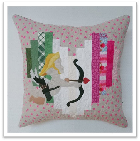 Saltwater Cupid - Fusible Applique Pillow Pattern - FREE!