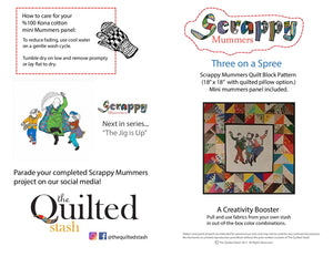 Scrappy Mummers Pattern and Panel Combo