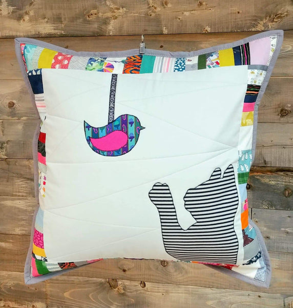 "Scrappy Cat" Pillow Pattern